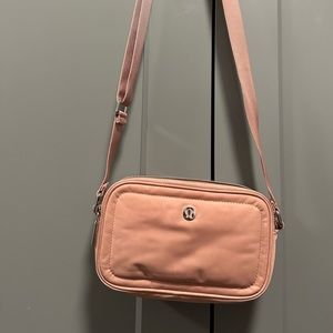 Lululemon Pastel Pink Crossbody Camera Bag